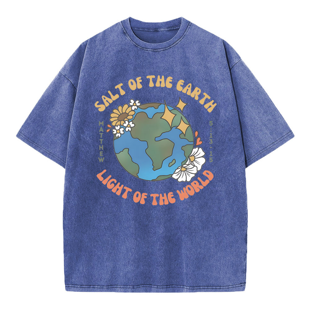 Salt Of The Earth Christian Wahsed T-Shirt