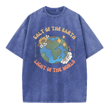Salt Of The Earth Christian Wahsed T-Shirt