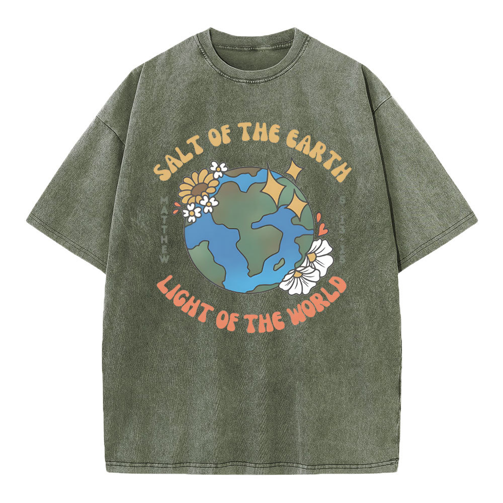 Salt Of The Earth Christian Wahsed T-Shirt