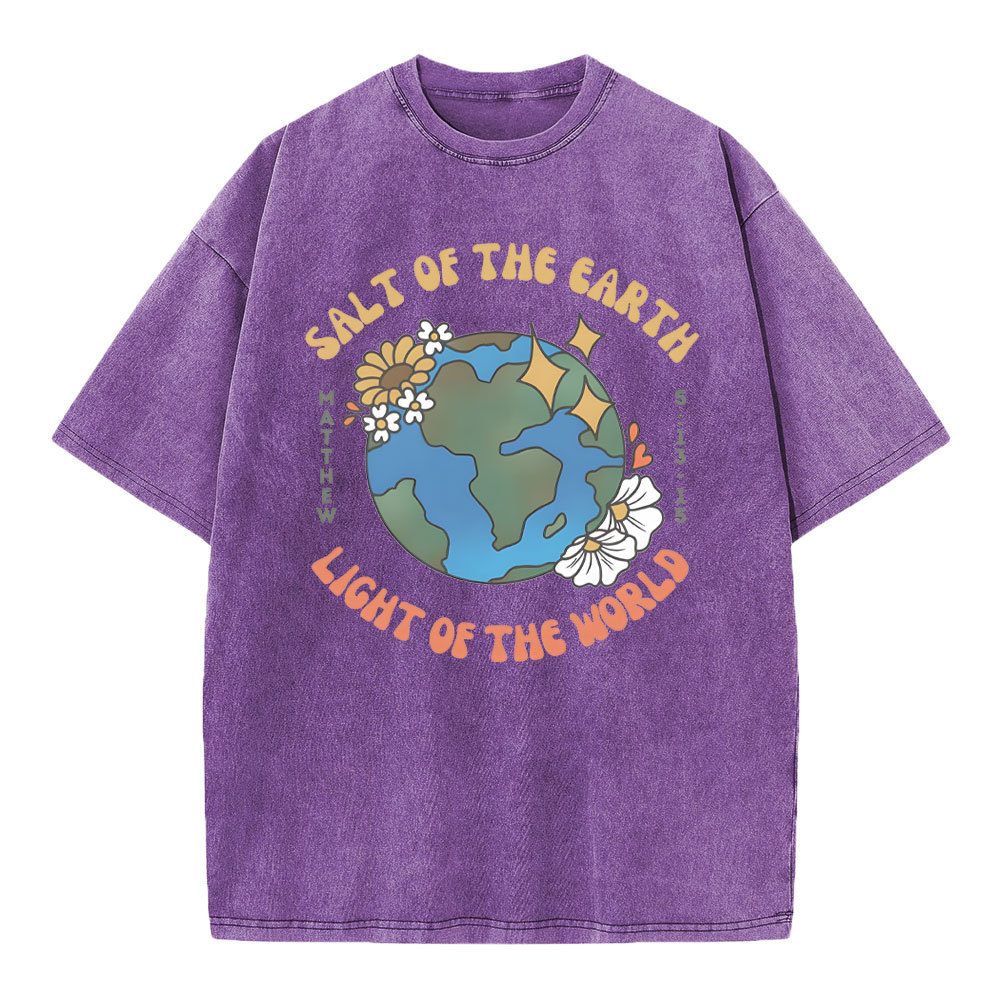 Salt Of The Earth Christian Wahsed T-Shirt