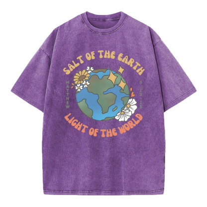 Salt Of The Earth Christian Wahsed T-Shirt