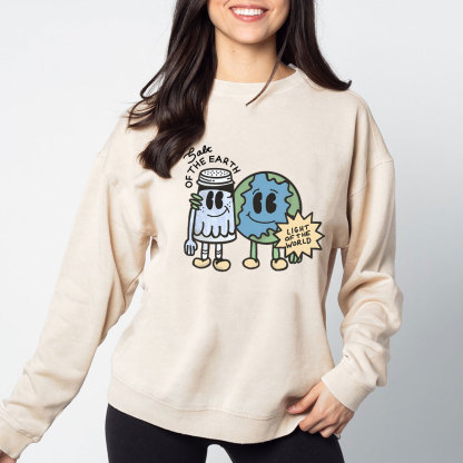 Salt Of The Earth Light Of The World Christian Washed Sweatshirt