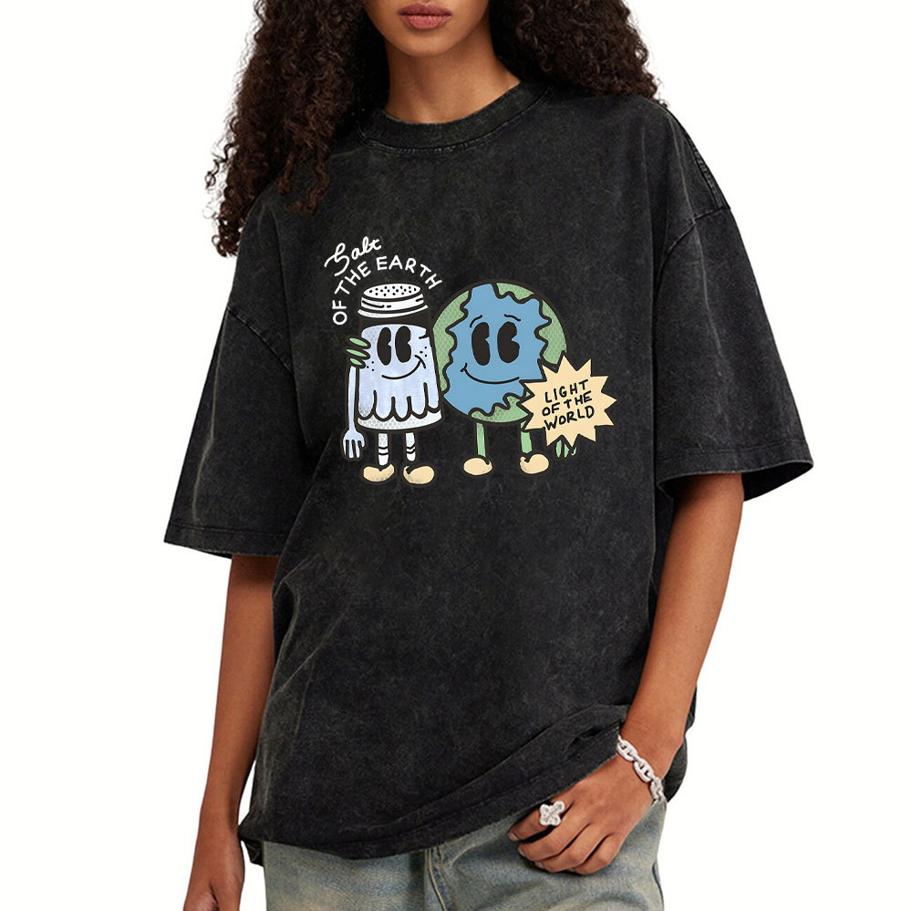 Salt Of The Earth Light Of The World Christian Washed T-Shirt