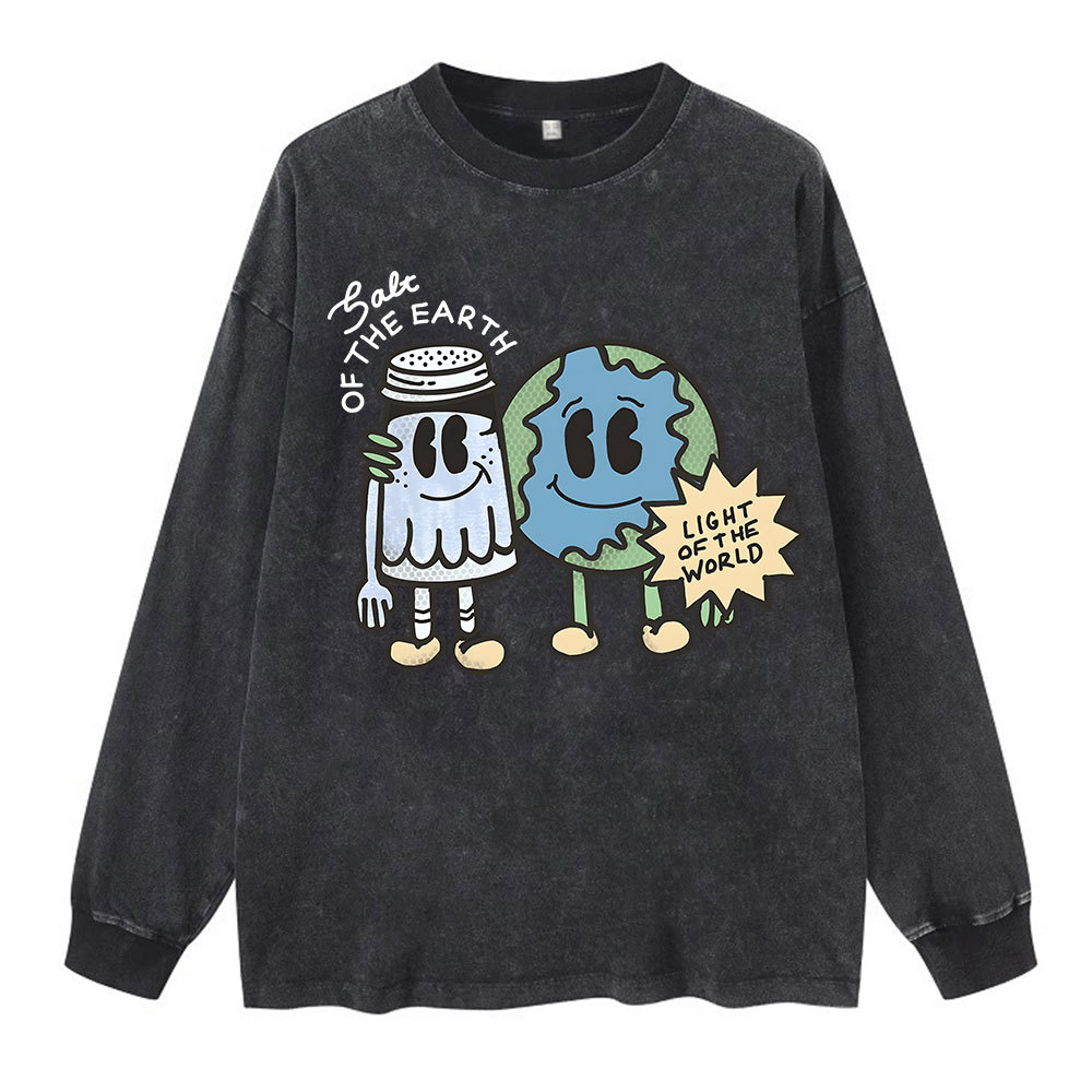 Salt Of The Eatrh Washed Long Sleeve T-Shirt