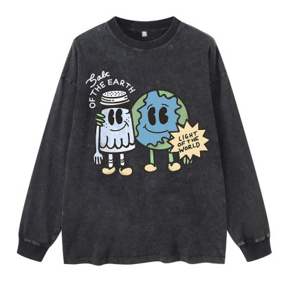 Salt Of The Eatrh Washed Long Sleeve T-Shirt