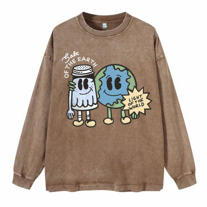 Salt Of The Eatrh Washed Long Sleeve T-Shirt
