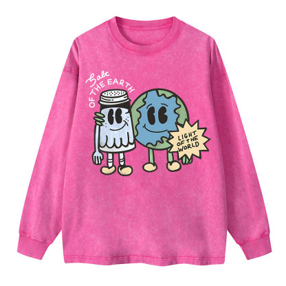 Salt Of The Eatrh Washed Long Sleeve T-Shirt