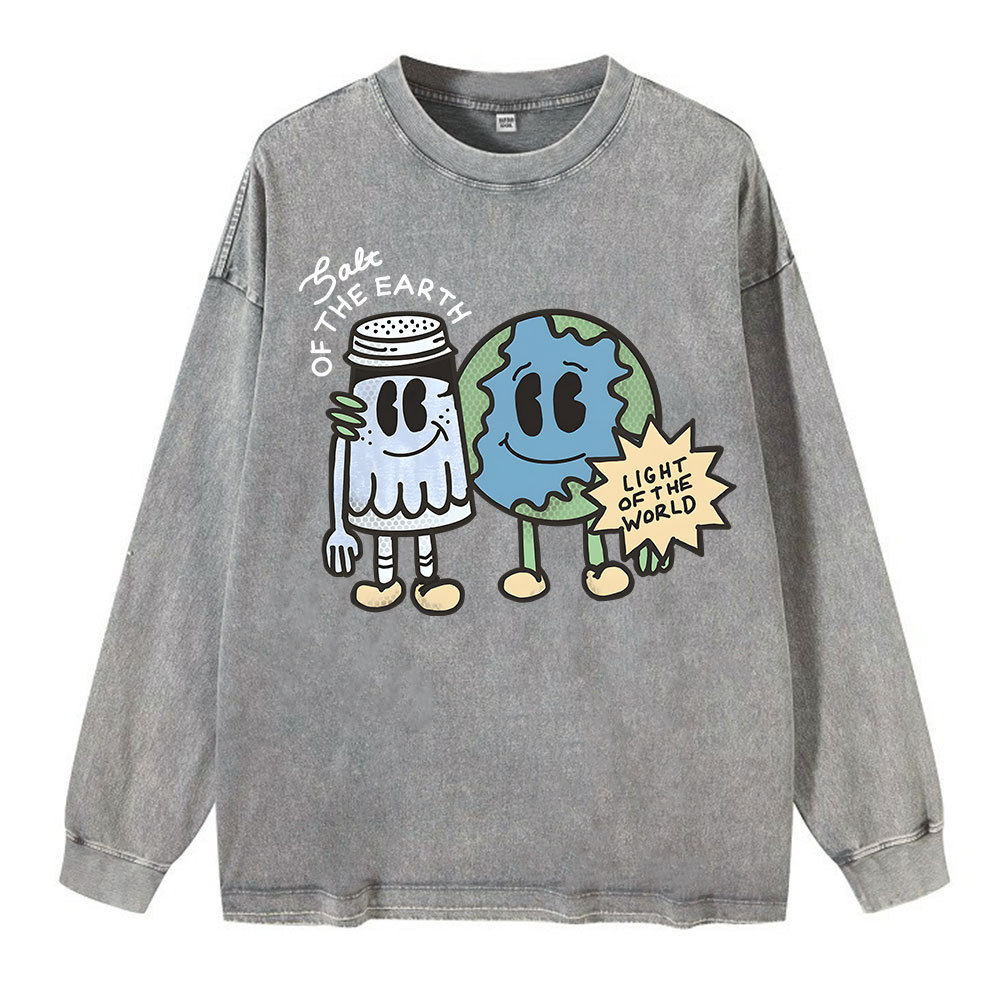 Salt Of The Eatrh Washed Long Sleeve T-Shirt