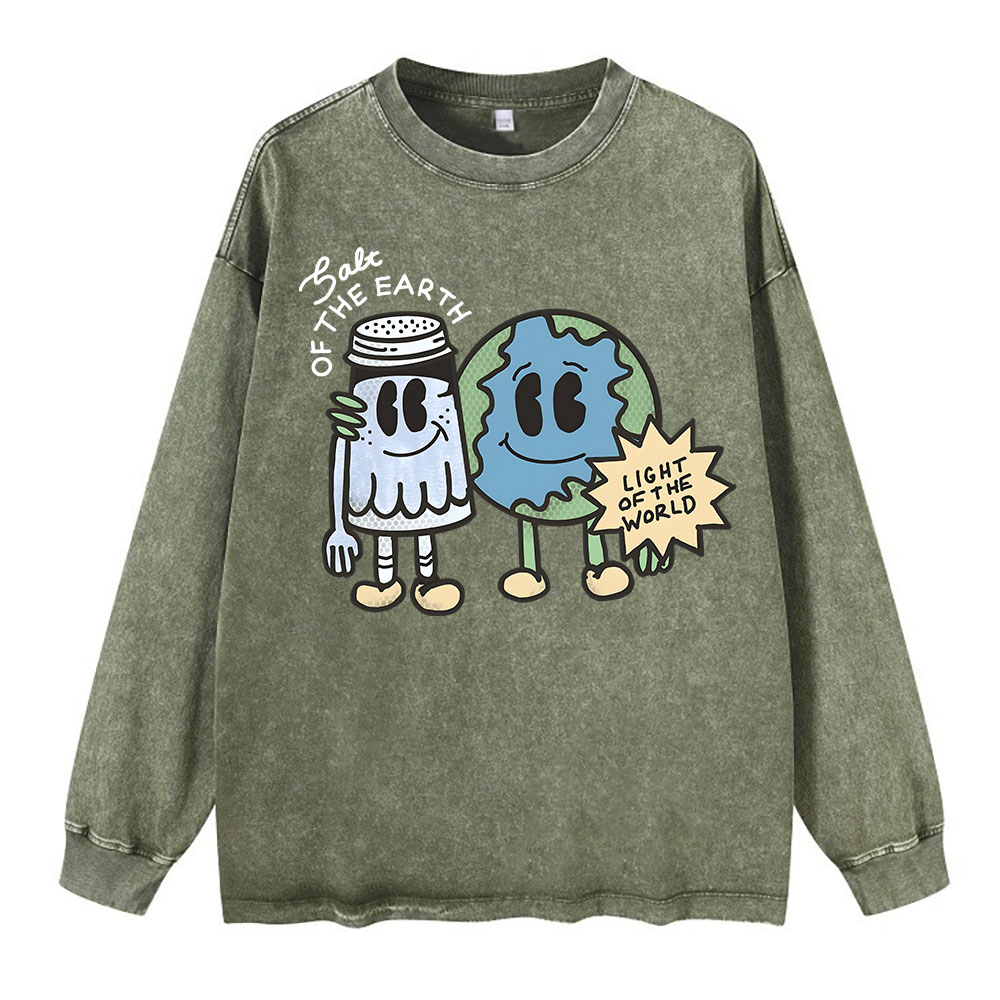 Salt Of The Eatrh Washed Long Sleeve T-Shirt