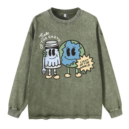 Salt Of The Eatrh Washed Long Sleeve T-Shirt
