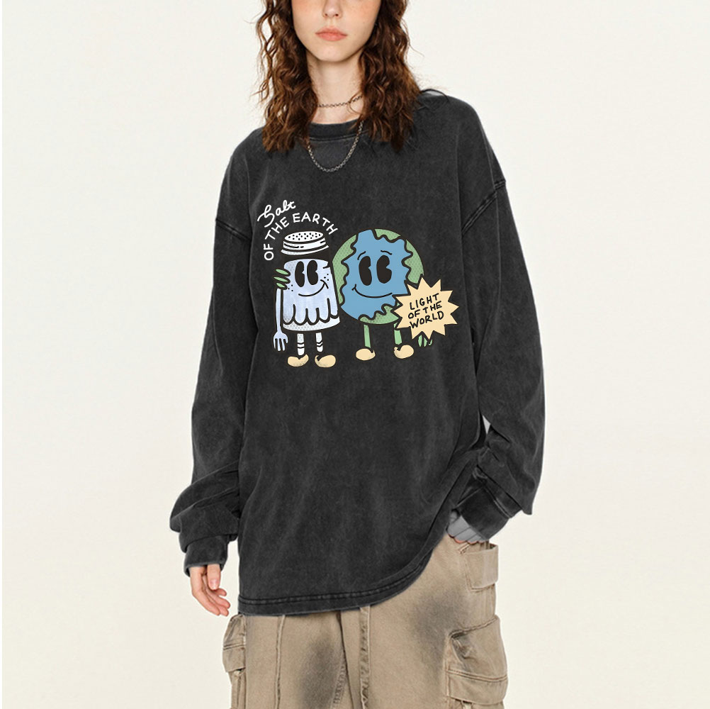 Salt Of The Eatrh Washed Long Sleeve T-Shirt