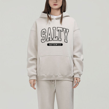 Salty Christian Fleece Hoodie Set