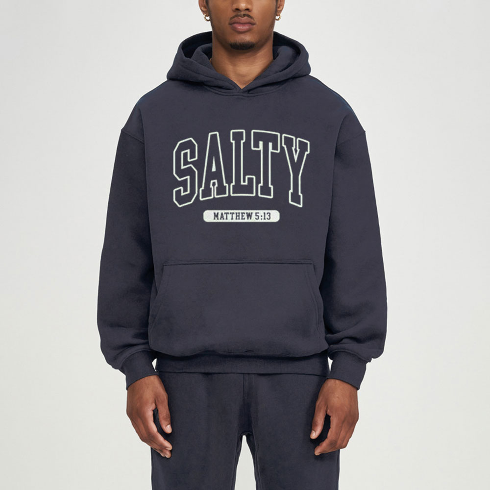 Salty Christian Fleece Hoodie Set