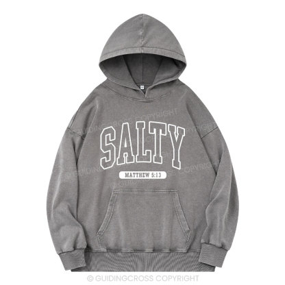 Salty Christian Washed Hoodie