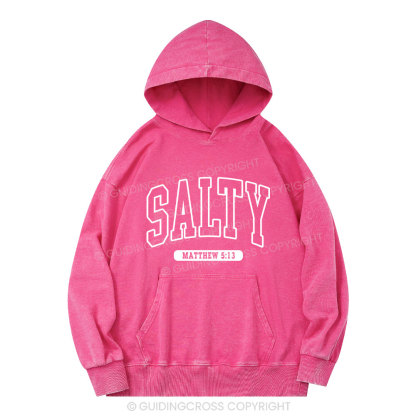 Salty Christian Washed Hoodie