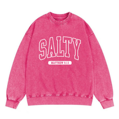 Salty Christian Washed Sweatshirt