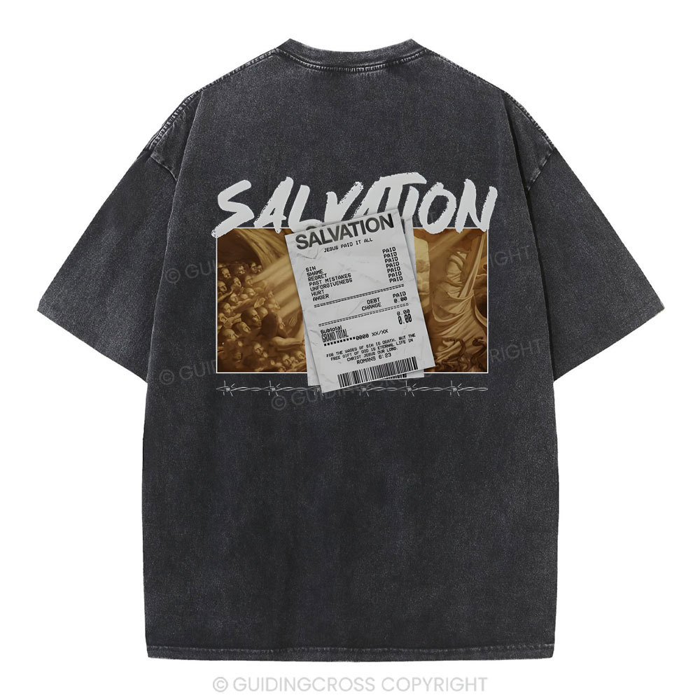 Salvation Christian Washed T-Shirt