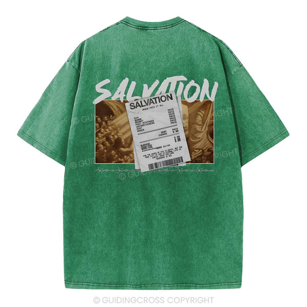 Salvation Christian Washed T-Shirt