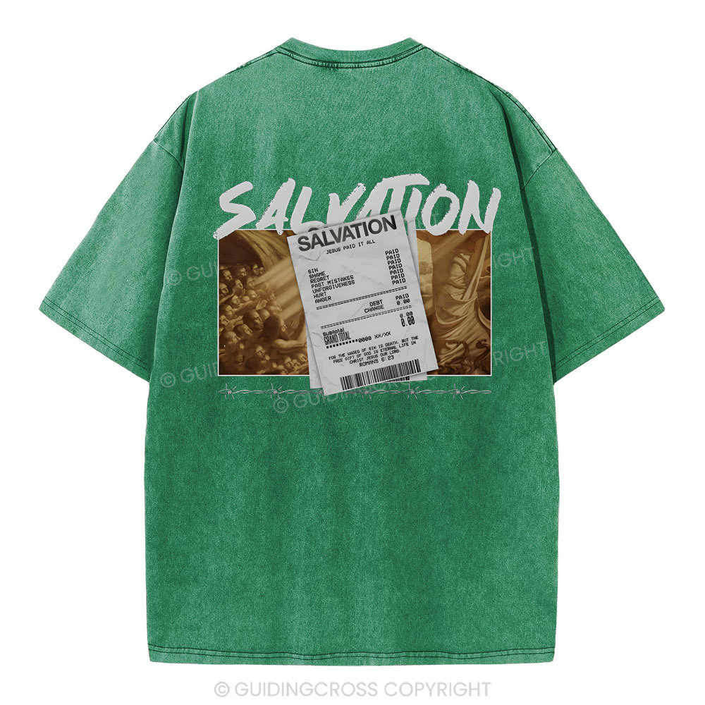 Salvation Christian Washed T-Shirt