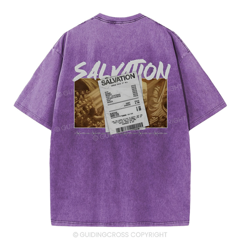 Salvation Christian Washed T-Shirt