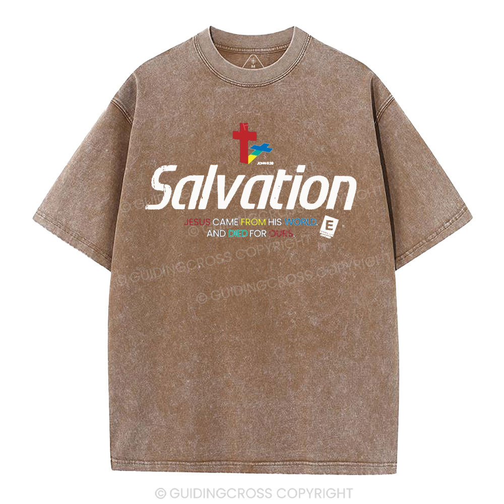 New-Sample Christian Washed T-Shirt Sale - GuidingCross