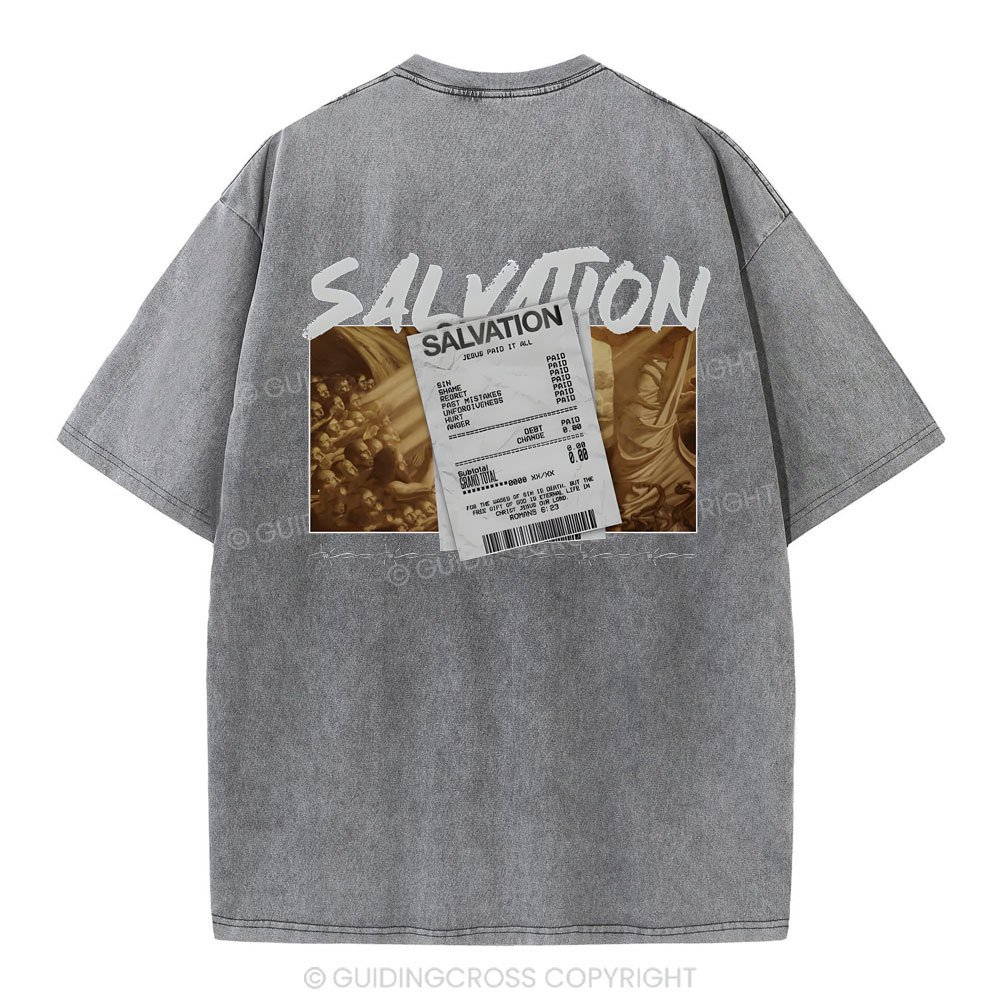 Salvation Christian Washed T-Shirt