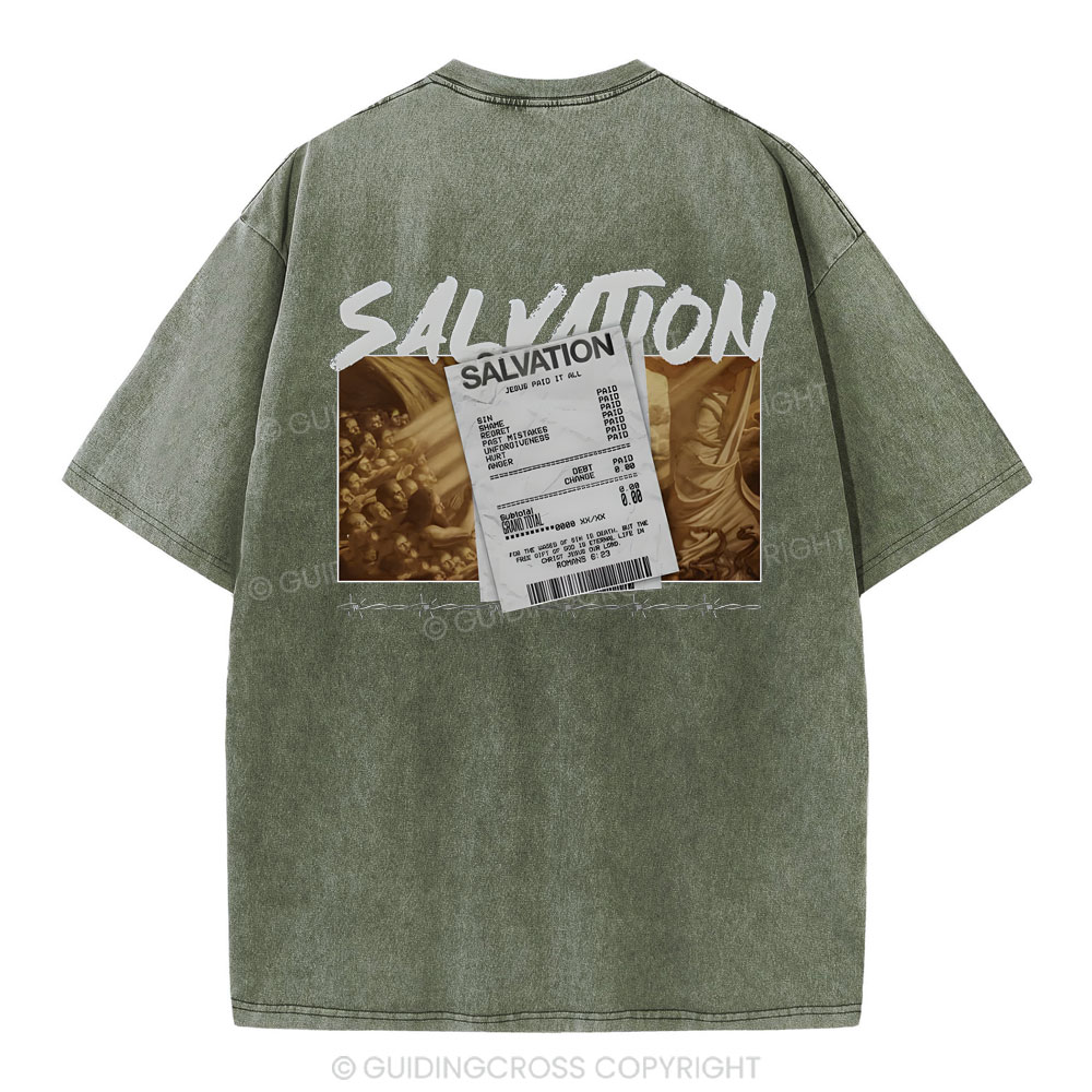 Salvation Christian Washed T-Shirt