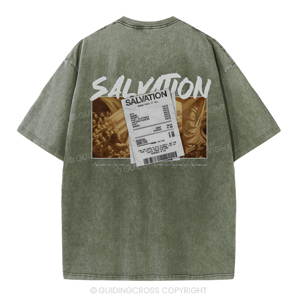 Salvation Christian Washed T-Shirt