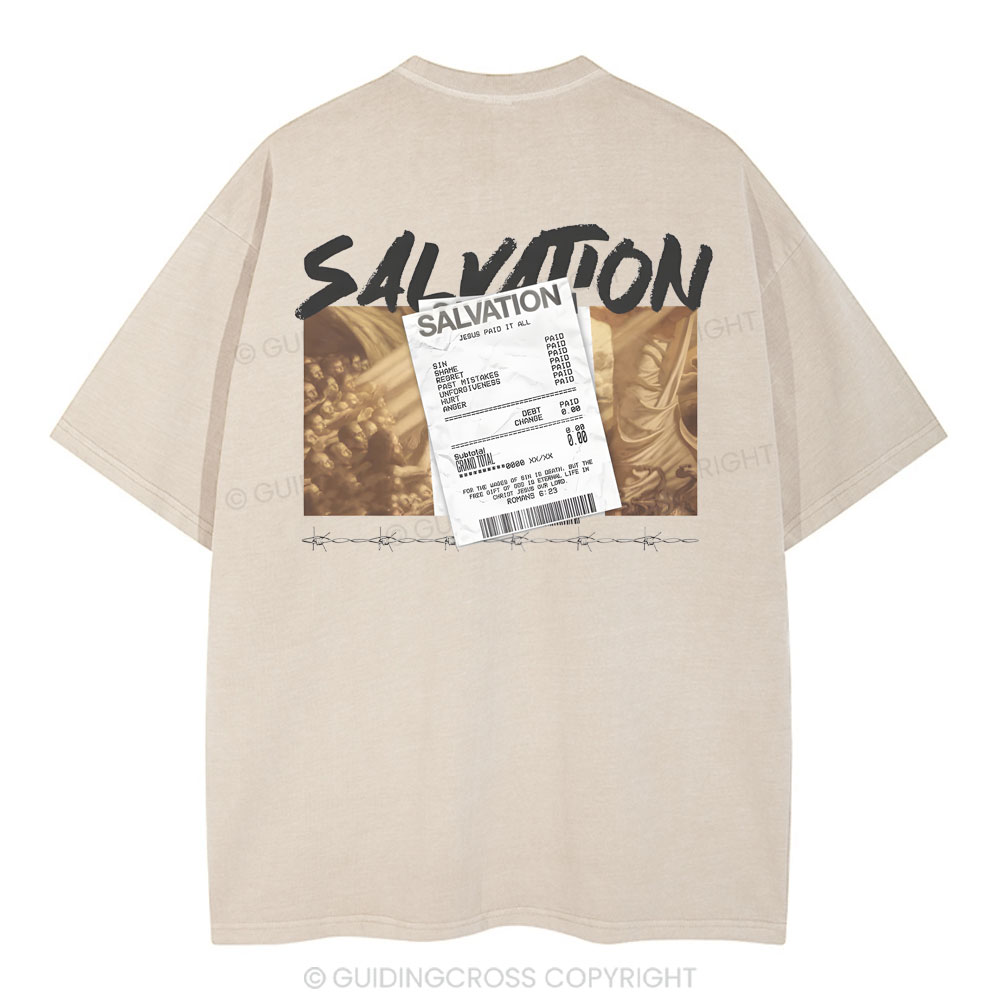 Salvation Christian Washed T-Shirt
