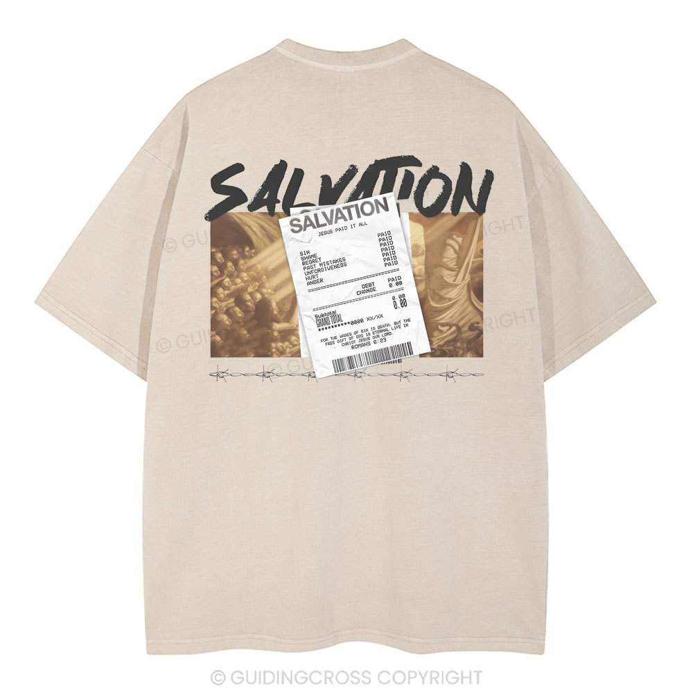 Salvation Christian Washed T-Shirt
