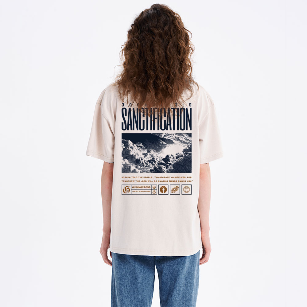 Sanctification Christian Washed T-Shirt