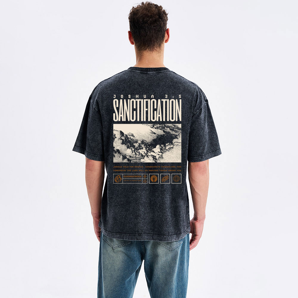 Sanctification Christian Washed T-Shirt