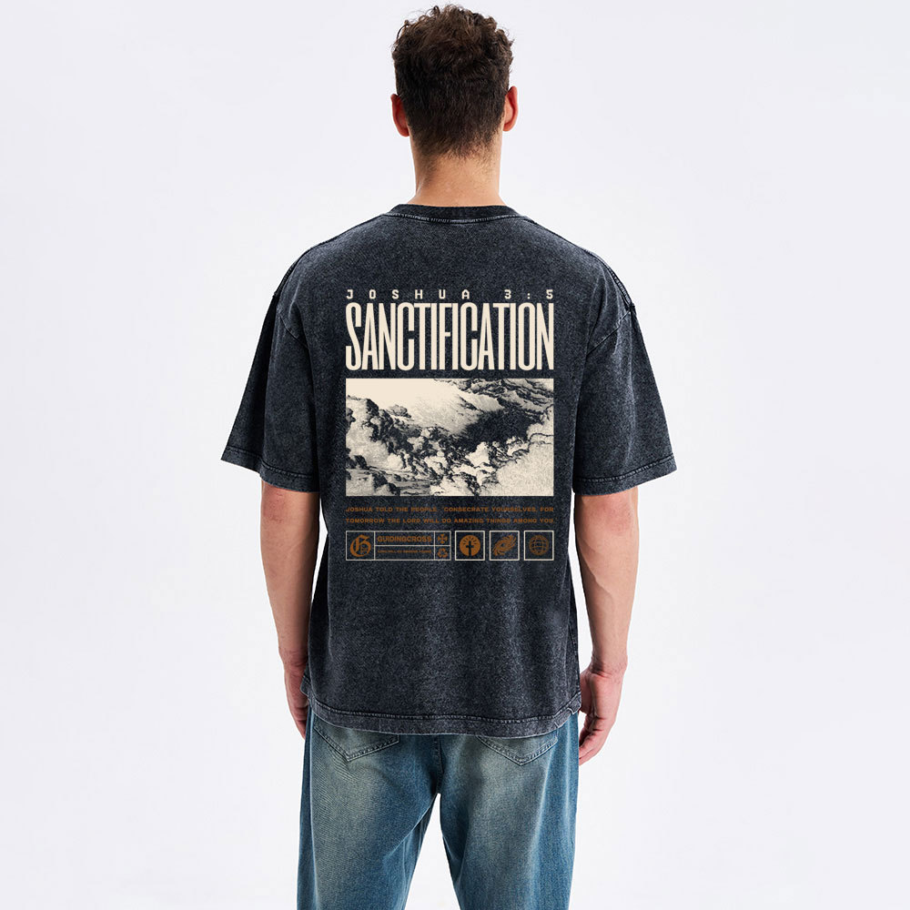Sanctification Christian Washed T-Shirt
