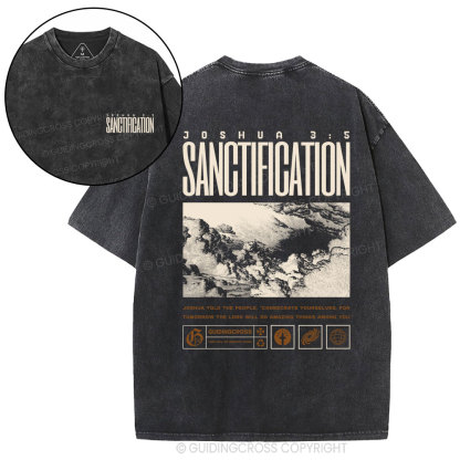 Sanctification Christian Washed T-Shirt