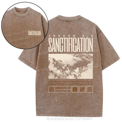Sanctification Christian Washed T-Shirt
