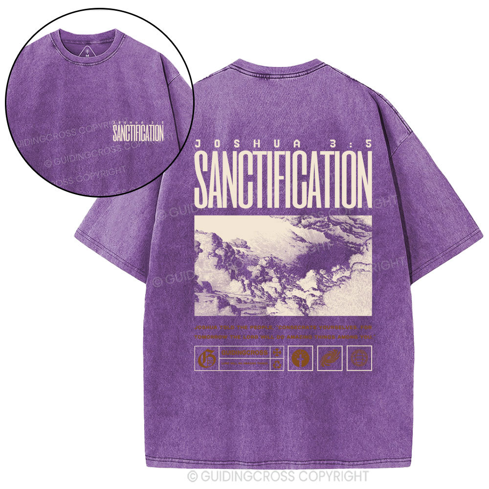 Sanctification Christian Washed T-Shirt