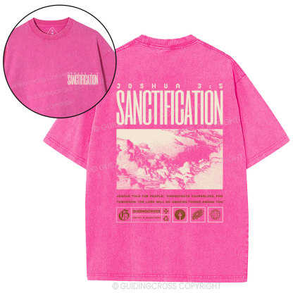 Sanctification Christian Washed T-Shirt
