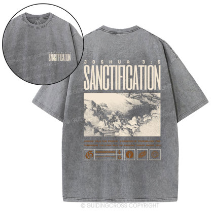 Sanctification Christian Washed T-Shirt