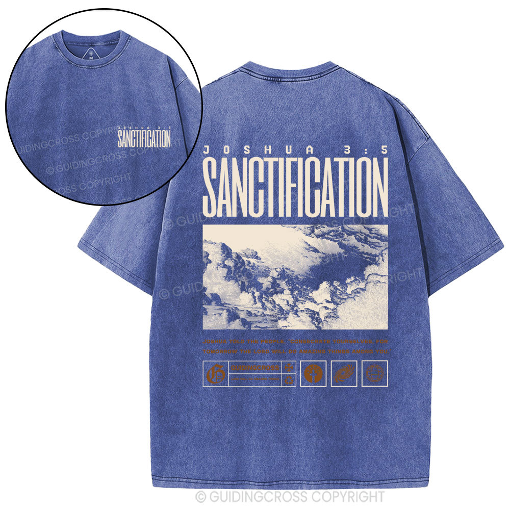 Sanctification Christian Washed T-Shirt