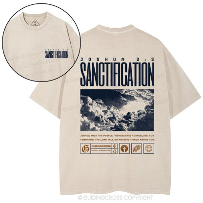 Sanctification Christian Washed T-Shirt