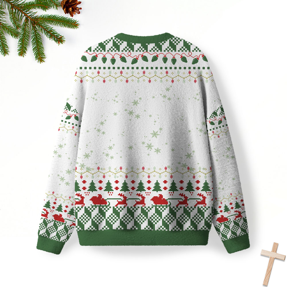 Santa? I Know Jesus Christian Lightweight Sweater