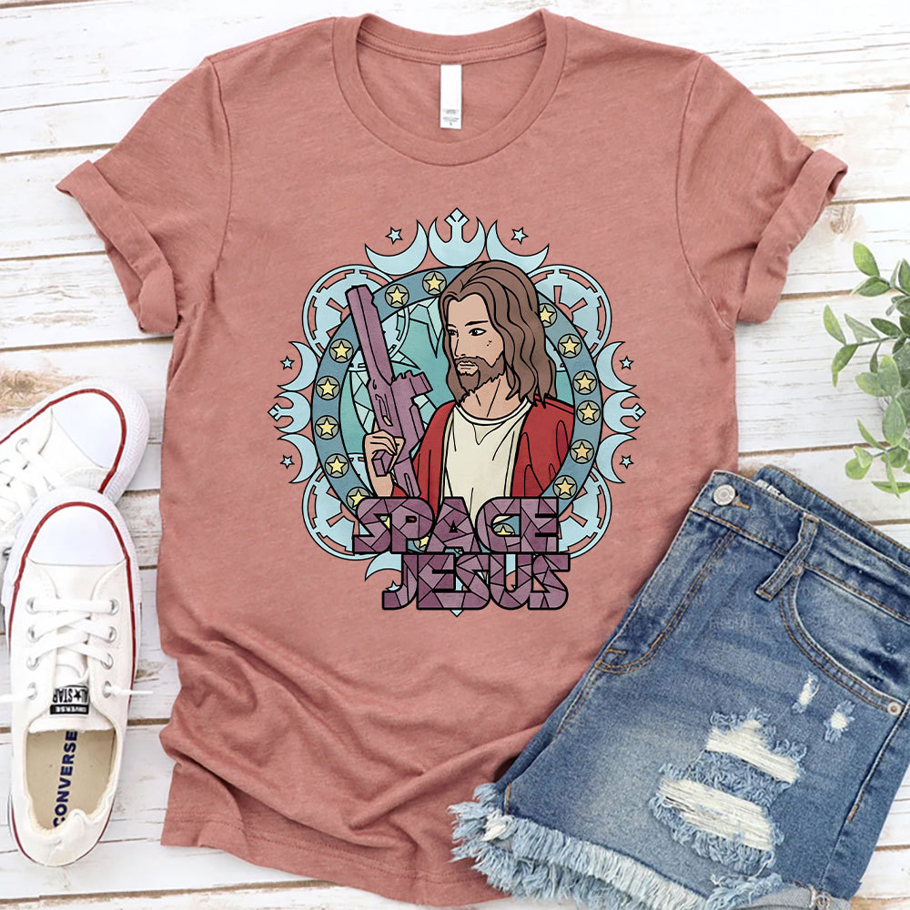 Sapce Jesus Christian T-Shirt