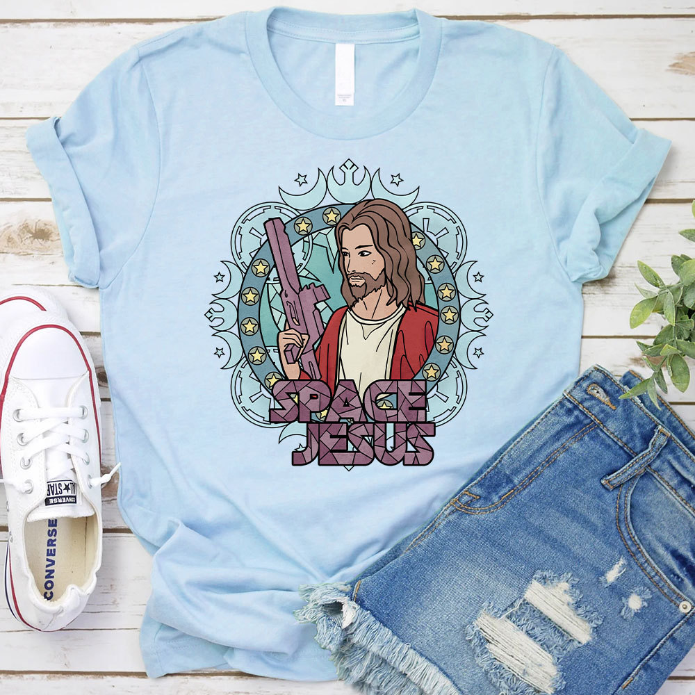 Sapce Jesus Christian T-Shirt