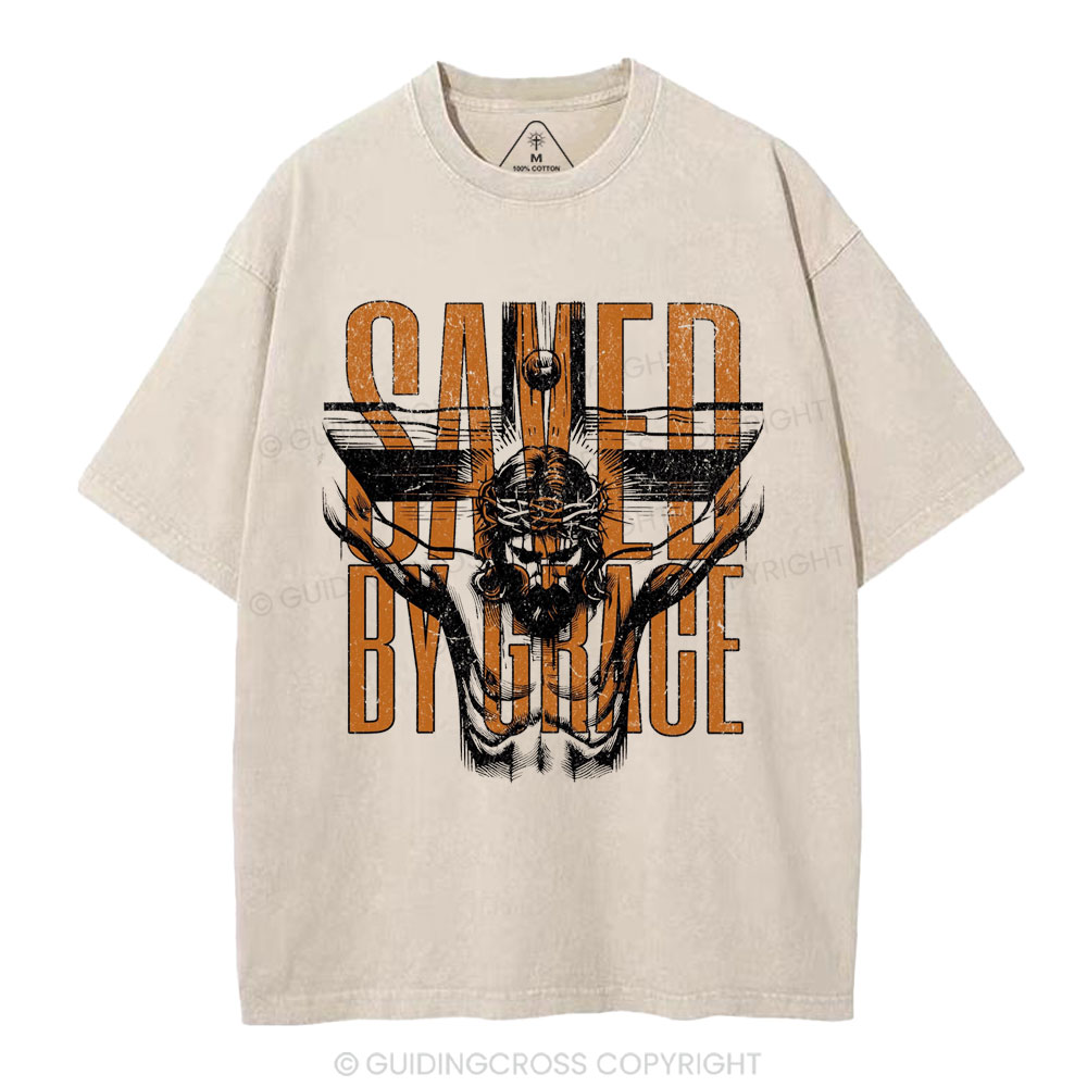 Save By Grace Christian Washed T-Shirt