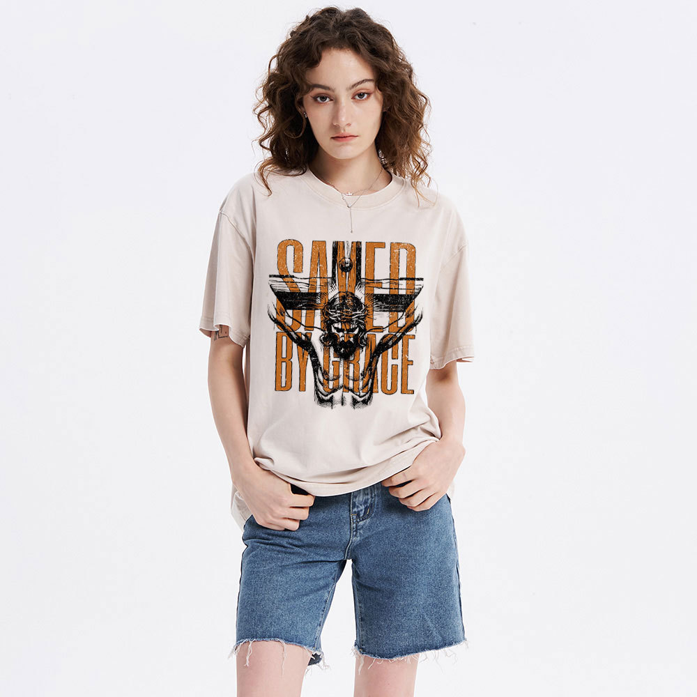 Save By Grace Christian Washed T-Shirt
