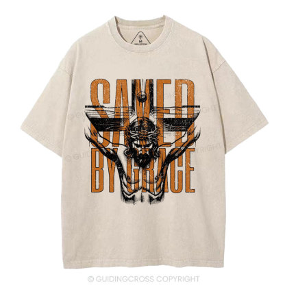 Save By Grace Christian Washed T-Shirt
