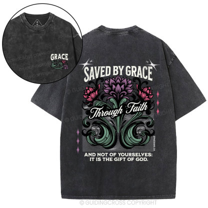 Save By Grace Christian Washed T-Shirt