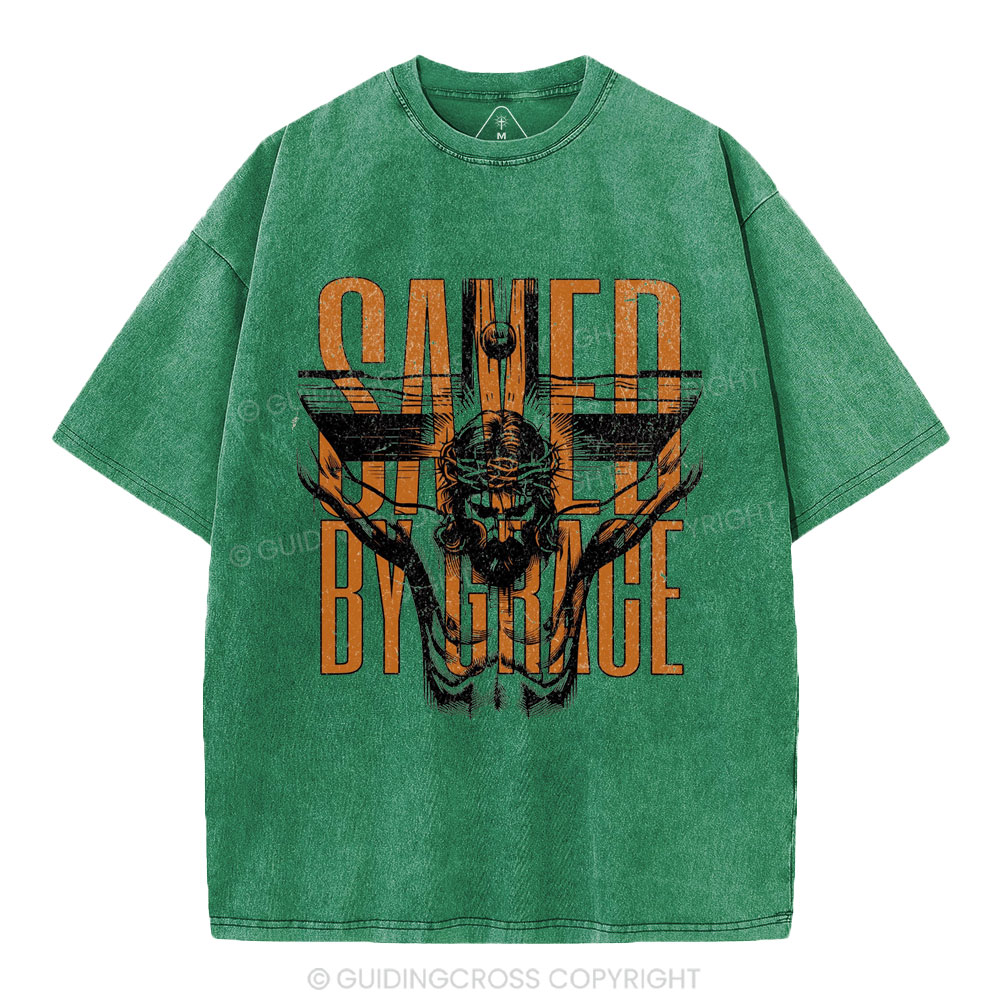 Save By Grace Christian Washed T-Shirt