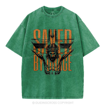 Save By Grace Christian Washed T-Shirt