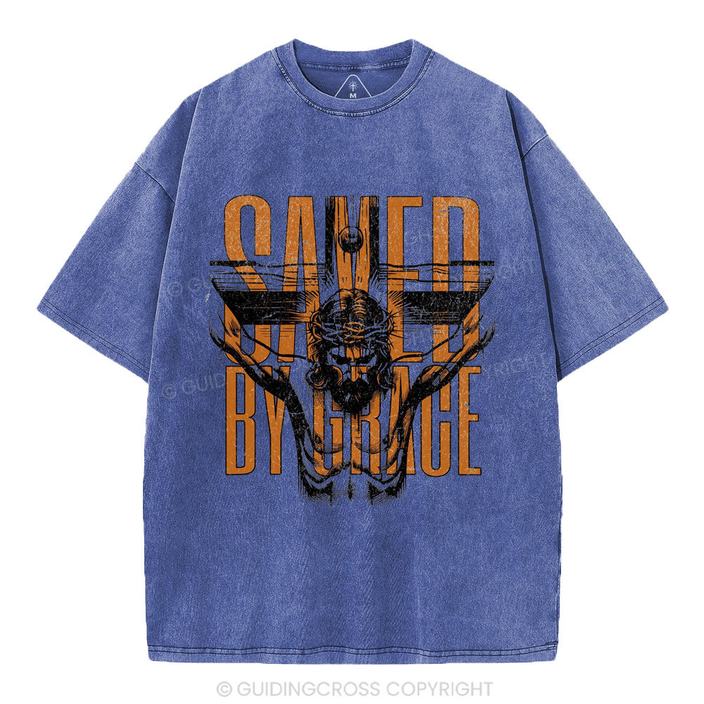 Save By Grace Christian Washed T-Shirt